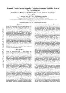 Dynamic Context-Aware Streaming Pretrained Language Model For Inverse Text Normalization