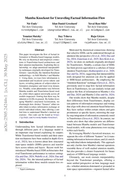 Mamba Knockout for Unraveling Factual Information Flow