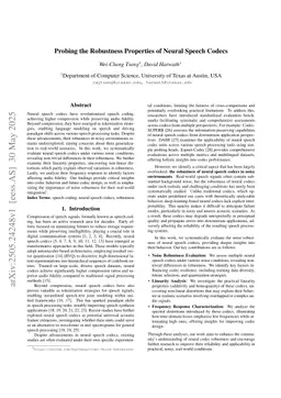 Probing the Robustness Properties of Neural Speech Codecs