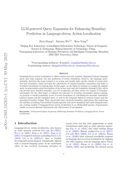 LLM-powered Query Expansion for Enhancing Boundary Prediction in Language-driven Action Localization