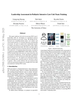 Leadership Assessment in Pediatric Intensive Care Unit Team Training