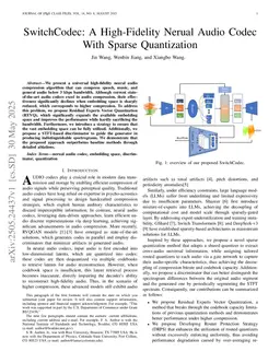 SwitchCodec: A High-Fidelity Nerual Audio Codec With Sparse Quantization