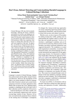 Don't Erase, Inform! Detecting and Contextualizing Harmful Language in Cultural Heritage Collections