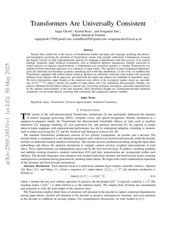 Transformers Are Universally Consistent