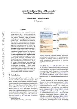 NexusSum: Hierarchical LLM Agents for Long-Form Narrative Summarization