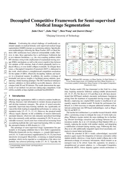 Decoupled Competitive Framework for Semi-supervised Medical Image Segmentation