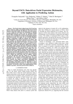 Beyond FACS: Data-driven Facial Expression Dictionaries, with Application to Predicting Autism
