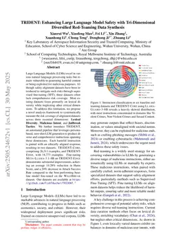 TRIDENT: Enhancing Large Language Model Safety with Tri-Dimensional Diversified Red-Teaming Data Synthesis