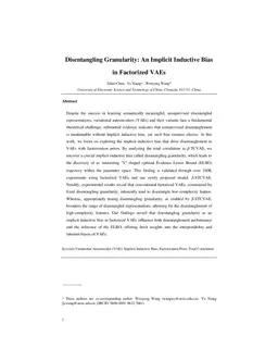 Disentangling Granularity: An Implicit Inductive Bias in Factorized VAEs
