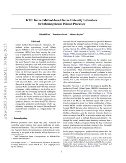 K$^2$IE: Kernel Method-based Kernel Intensity Estimators for Inhomogeneous Poisson Processes