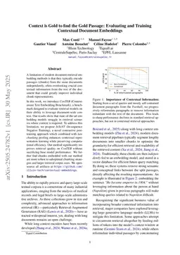 Context is Gold to find the Gold Passage: Evaluating and Training Contextual Document Embeddings