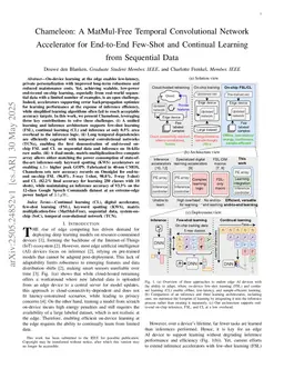 Chameleon: A MatMul-Free Temporal Convolutional Network Accelerator for End-to-End Few-Shot and Continual Learning from Sequential Data