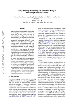 Safety Through Reasoning: An Empirical Study of Reasoning Guardrail Models