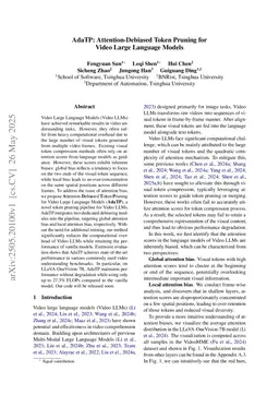 AdaTP: Attention-Debiased Token Pruning for Video Large Language Models