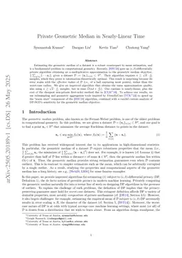 Private Geometric Median in Nearly-Linear Time