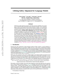 Lifelong Safety Alignment for Language Models