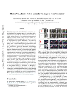 MotionPro: A Precise Motion Controller for Image-to-Video Generation