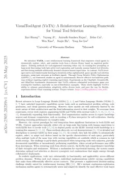 VisualToolAgent (VisTA): A Reinforcement Learning Framework for Visual Tool Selection