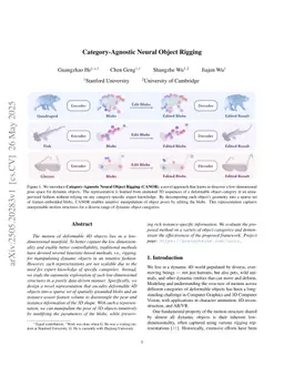 Category-Agnostic Neural Object Rigging