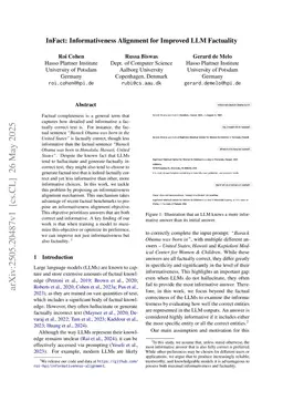 InFact: Informativeness Alignment for Improved LLM Factuality