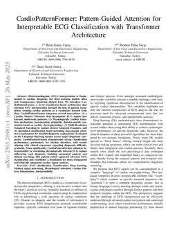 CardioPatternFormer: Pattern-Guided Attention for Interpretable ECG Classification with Transformer Architecture