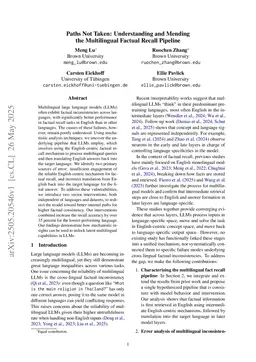 Paths Not Taken: Understanding and Mending the Multilingual Factual Recall Pipeline