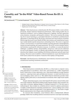 Causality and "In-the-Wild" Video-Based Person Re-ID: A Survey