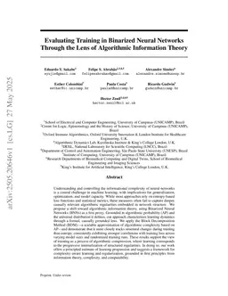 Binarized Neural Networks Converge Toward Algorithmic Simplicity: Empirical Support for the Learning-as-Compression Hypothesis