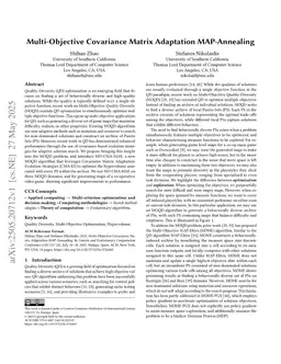 Multi-Objective Covariance Matrix Adaptation MAP-Annealing