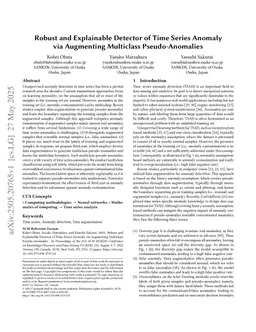 Robust and Explainable Detector of Time Series Anomaly via Augmenting Multiclass Pseudo-Anomalies