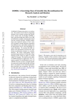 CHIMERA: A Knowledge Base of Scientific Idea Recombinations for Research Analysis and Ideation