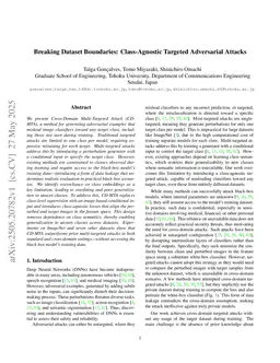 Towards Cross-Domain Multi-Targeted Adversarial Attacks