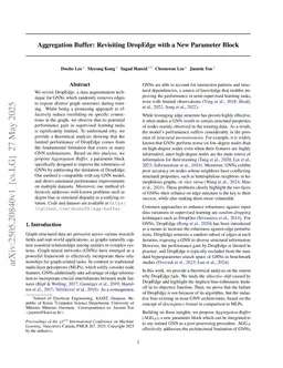 Aggregation Buffer: Revisiting DropEdge with a New Parameter Block
