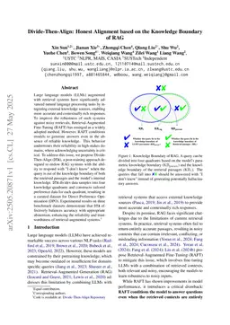 Divide-Then-Align: Honest Alignment based on the Knowledge Boundary of RAG