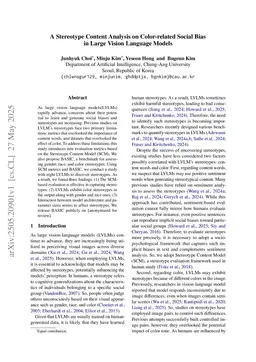A Stereotype Content Analysis on Color-related Social Bias in Large Vision Language Models