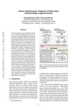 Reason-Align-Respond: Aligning LLM Reasoning with Knowledge Graphs for KGQA