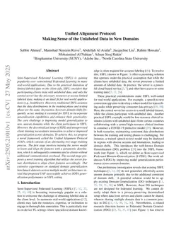 Unified Alignment Protocol: Making Sense of the Unlabeled Data in New Domains