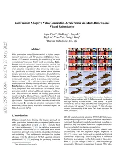 RainFusion: Adaptive Video Generation Acceleration via Multi-Dimensional Visual Redundancy
