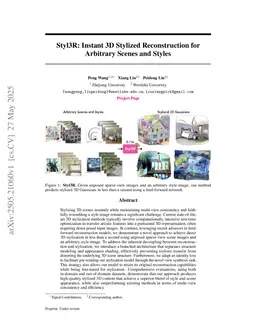 Styl3R: Instant 3D Stylized Reconstruction for Arbitrary Scenes and Styles