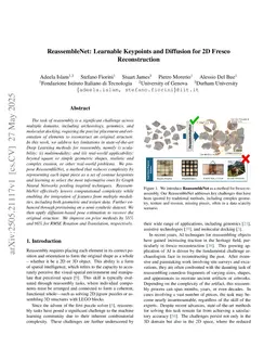 ReassembleNet: Learnable Keypoints and Diffusion for 2D Fresco Reconstruction