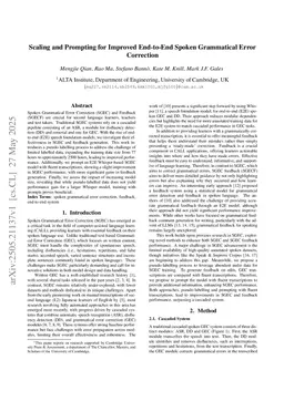 Scaling and Prompting for Improved End-to-End Spoken Grammatical Error Correction