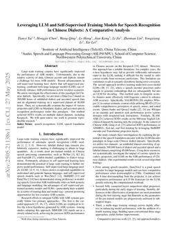 Leveraging LLM and Self-Supervised Training Models for Speech Recognition in Chinese Dialects: A Comparative Analysis