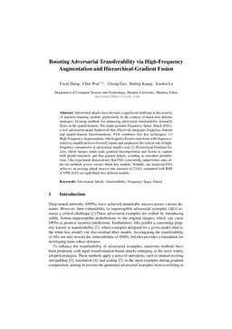 Boosting Adversarial Transferability via High-Frequency Augmentation and Hierarchical-Gradient Fusion