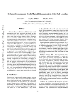 Occlusion Boundary and Depth: Mutual Enhancement via Multi-Task Learning