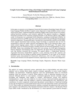 Complex System Diagnostics Using a Knowledge Graph-Informed and Large Language Model-Enhanced Framework