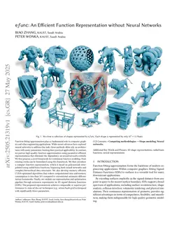 efunc: An Efficient Function Representation without Neural Networks