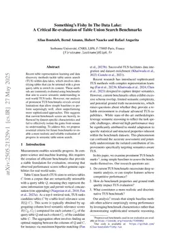 Something's Fishy In The Data Lake: A Critical Re-evaluation of Table Union Search Benchmarks