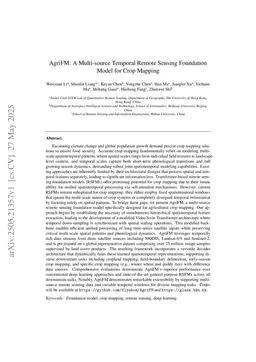 AgriFM: A Multi-source Temporal Remote Sensing Foundation Model for Agriculture Mapping