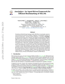 AutoJudger: An Agent-Driven Framework for Efficient Benchmarking of MLLMs