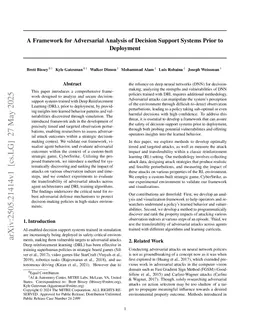 A Framework for Adversarial Analysis of Decision Support Systems Prior to Deployment